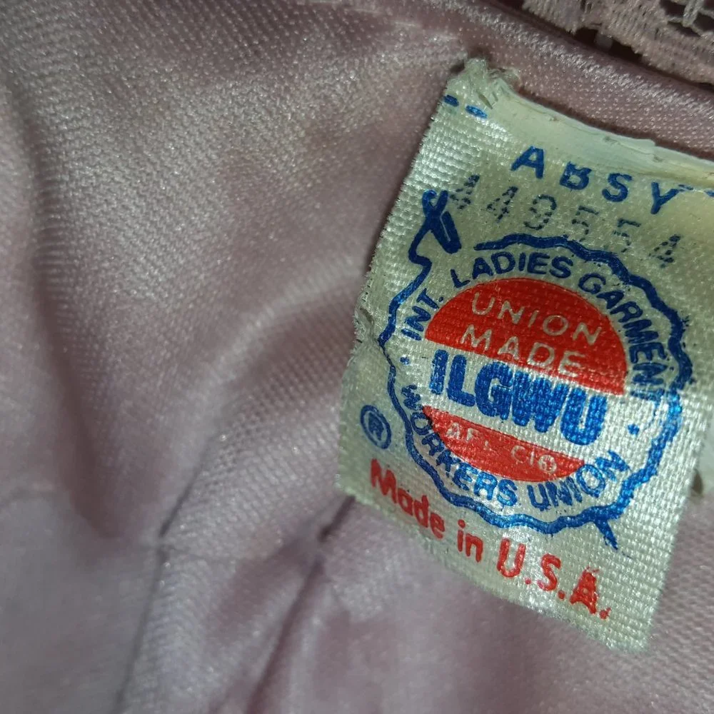 Vintage 1970s ILGWU Maxi Dress with Lace Bolero - Picture 9 of 9